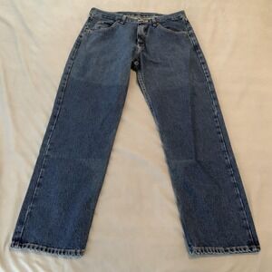 Wrangler Five Star Premium Jeans‎ Mens 34x30 Blue Relaxed Straight Denim Pants